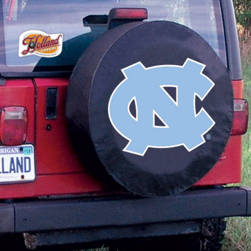 University of North Carolina Logo Tire Cover - Black