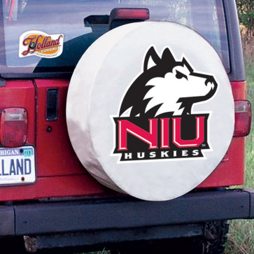 Northern Illinois University Logo Tire Cover - White