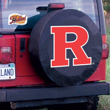 Rutgers University Logo Tire Cover - Black
