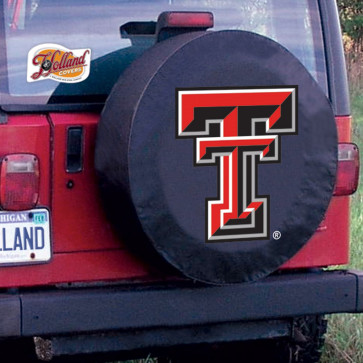 Texas Tech Tire Cover Black