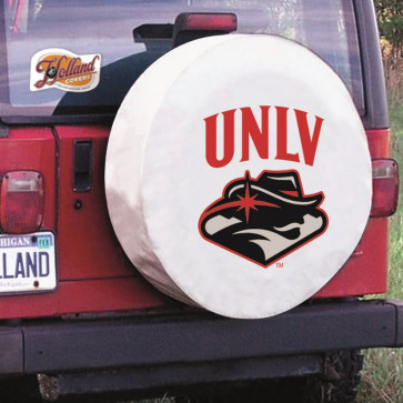 University of Nevada Las Vegas Logo Tire Cover - White