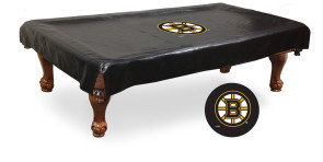 Boston Bruins Logo Pool Table Cover
