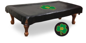 Notre Dame Fighting Irish Shamrock Pool Table Cover