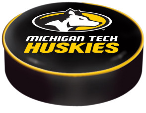 Michigan Tech Logo Bar Stool Seat Cover