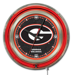 Georgia G 15 Inch Neon Clock