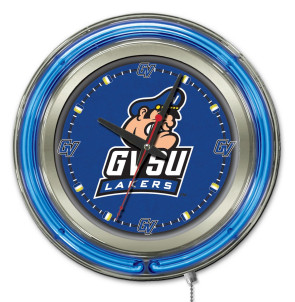 Grand Valley State 15 Inch Neon Clock