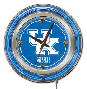 Kentucky UK 15 Inch Neon Clock 