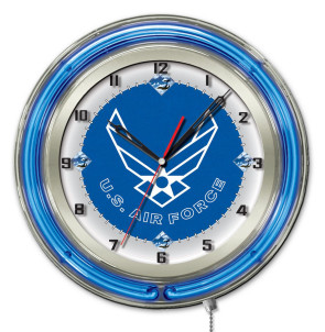 United States Air Force 19 Inch Neon Clock
