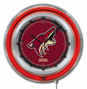 Arizona Coyotes Logo 19" Neon Clock