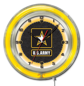 United States Army 19 Inch Neon Clock