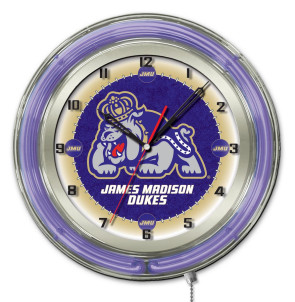 James Madison 19 Inch Neon Clock