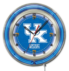 Kentucky UK 19 Inch Neon Clock