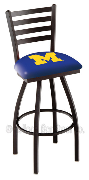 L014 University of Michigan Logo Bar Stool