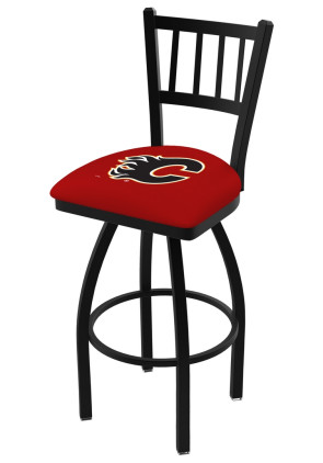 Calgary Flames Logo L018 Bar Stool