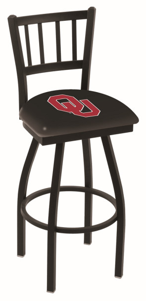 L018 University of Oklahoma Logo Bar Stool