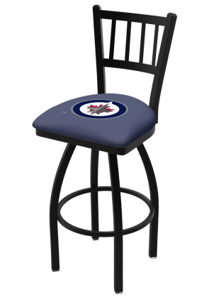 Winnipeg Jets Logo L018 bar stool