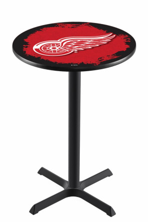 Detroit Red Wings Logo Design 1 L211 Pub Table