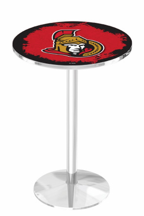 Ottawa Senators Logo Design 1 L214 Pub Table