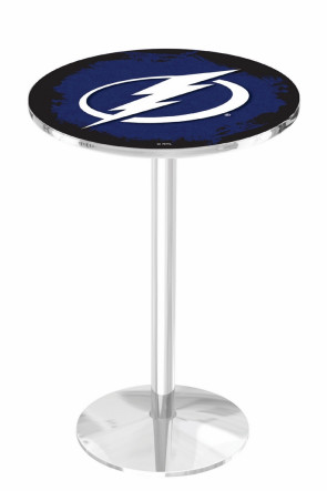 Tampa Bay Lightning logo Design 1 L214 Pub Table