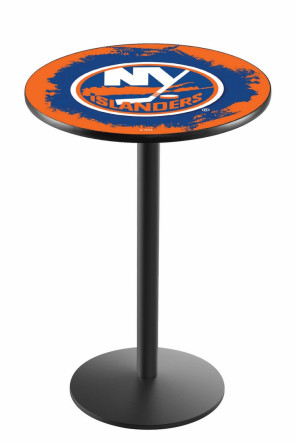 New York Islanders Logo Design 1 L214 Pub Table