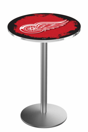 Detroit Red Wings Logo Design 1 L214 Pub Table