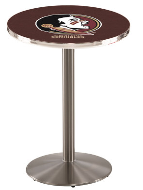 Florida State University Stainless Steel L214 Pub Table