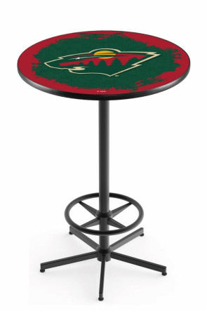 Minnesota Wild Logo Design 1 L216 Pub Table