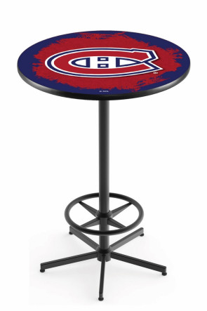 Montreal Canadiens Logo Design 1 L216 Pub Table