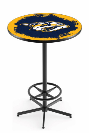 Nashville Predators Logo Design 1 L216 Pub Table