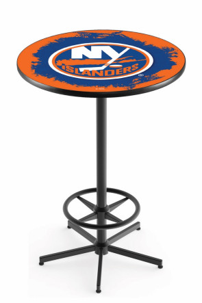 New York Islanders Logo Design 1 L216 Pub Table