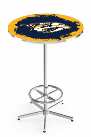 Nashville Predators Logo Design 1 L216 Pub Table