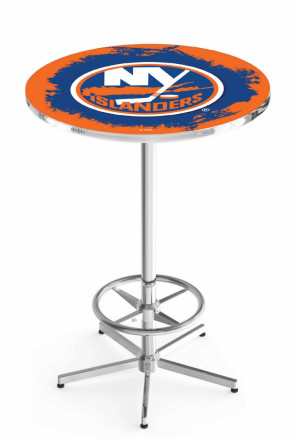 New York Islanders Logo Design 1 L216 Pub Table