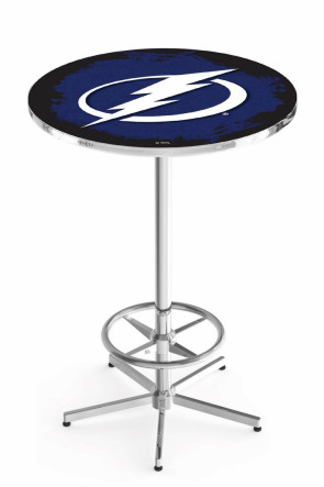 Tampa Bay Lightning Logo Design 1 L216 Pub Table