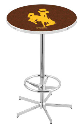 Wyoming L216 Logo Pub Table