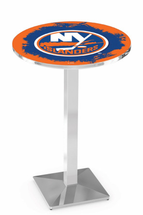 New York Islanders Logo Design 1 L217 Pub Table