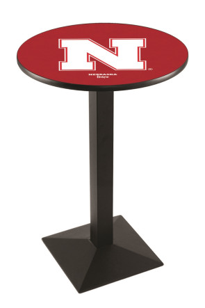 Nebraska L217 Logo Pub Table