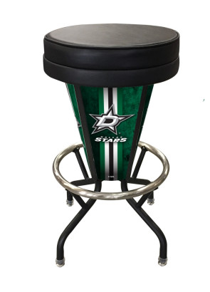 Dallas Stars Logo LED Bar Stool