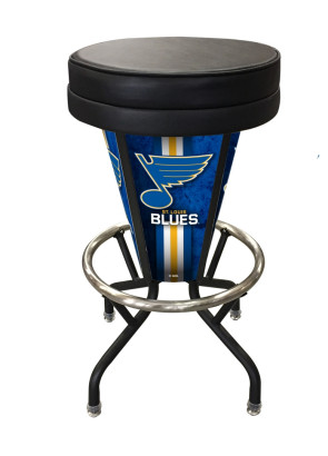 St. Louis Blues Logo LED Bar Stool