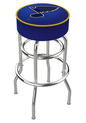St Louis Blues Logo L7C1 Backless Bar Stool