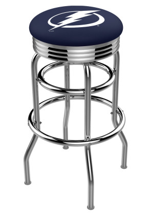Tampa Bay Lightning Logo L7C3C backless bar stool