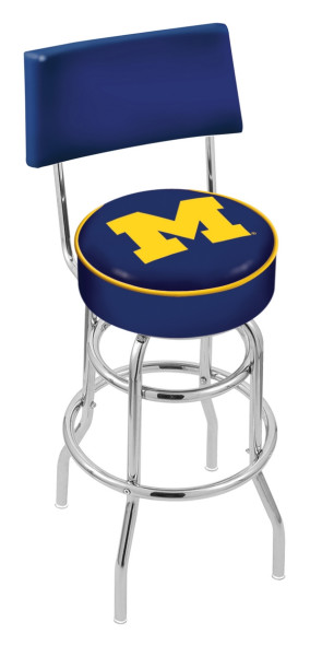 L7C4 University of Michigan Logo Bar Stool