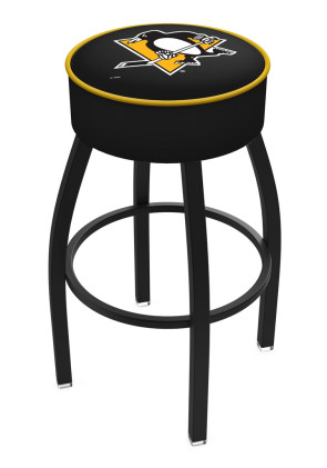 Pittsburgh Penguins Logo L8B1 Backless Bar Stool