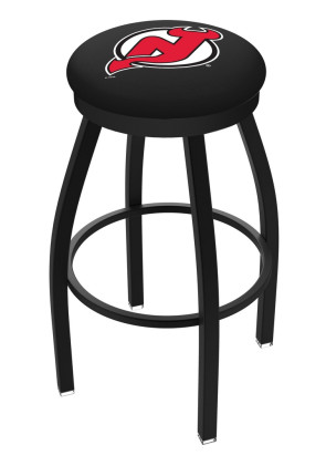 New Jersey Devils Logo L8B2B Backless Bar Stool