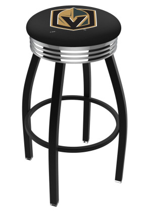Vegas Golden Knights Logo L8B3C Backless bar stool