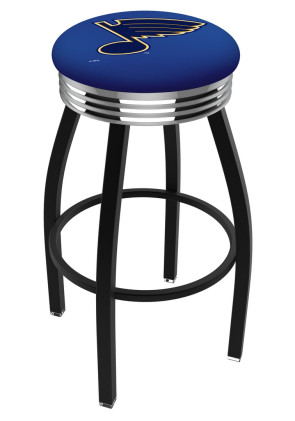 St Louis Blues Logo L8B3C Backless Bar Stool