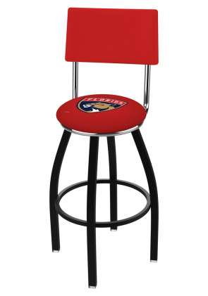 Florida Panthers Logo L8B4 Bar Stool with back rest