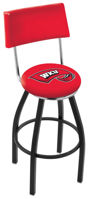 L8B4 Western Kentucky University Logo Bar Stool