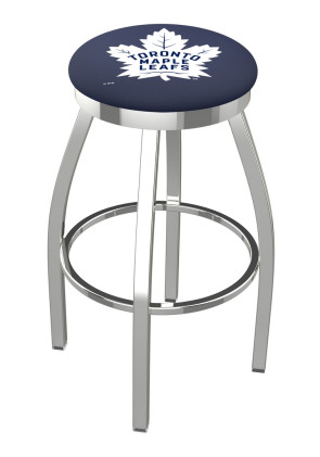 Toronto Maple Leafs Logo L8C2C backless bar stool