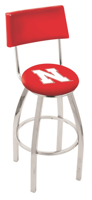 L8C4 University of Nebraska Logo Bar Stool