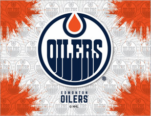 Edmonton Oilers Logo Design 1 Canvas Art